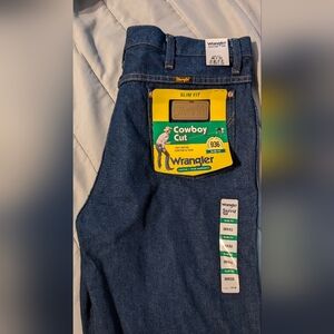 Men's wrangler cowboy cut slim fit jeans 36x32